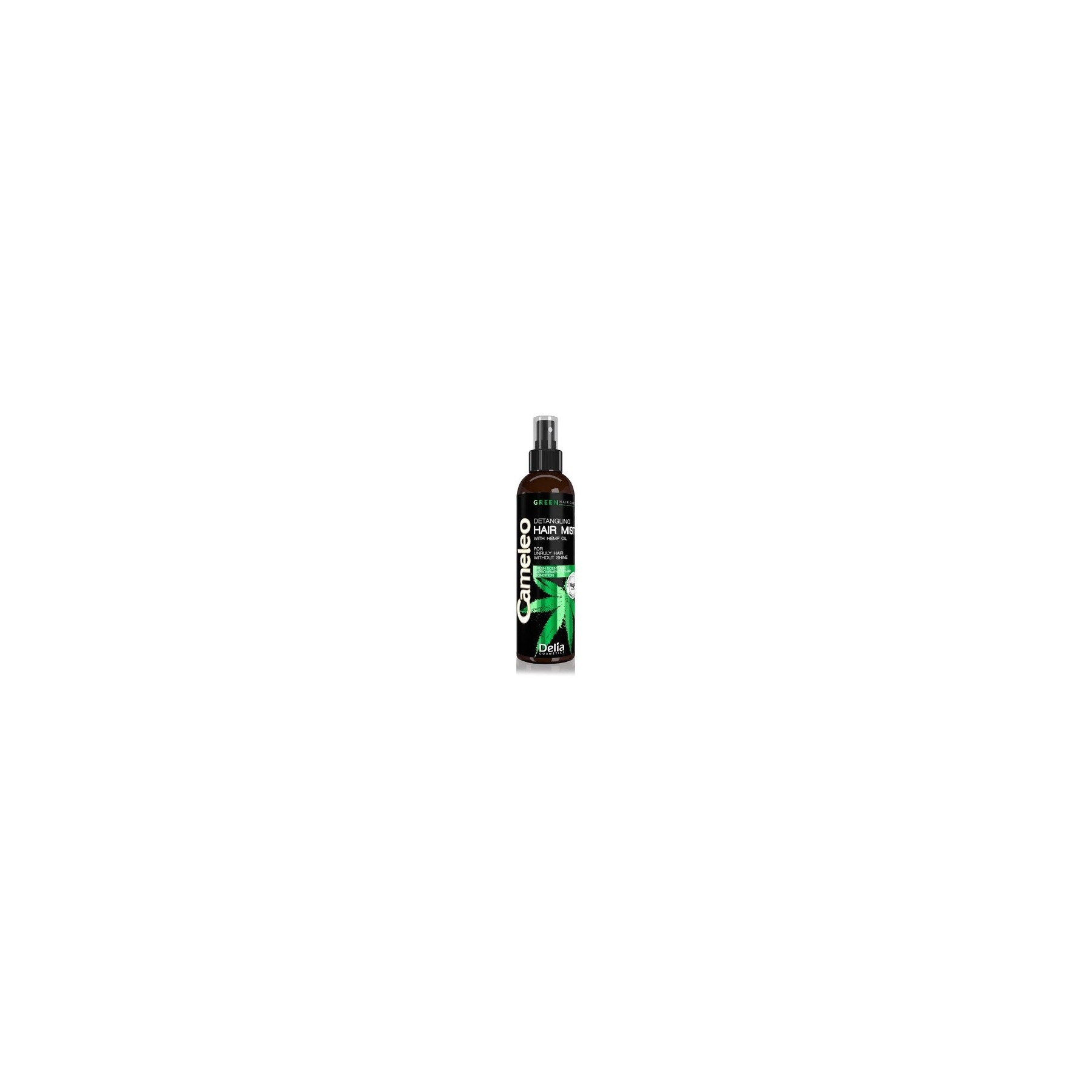 Cameleo Green Mist with Hemp Oil Vegan Friendly Hair Spray 200ml