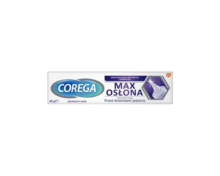 Corega Denture Adhesive Cream Max Control 40g 1.4 oz