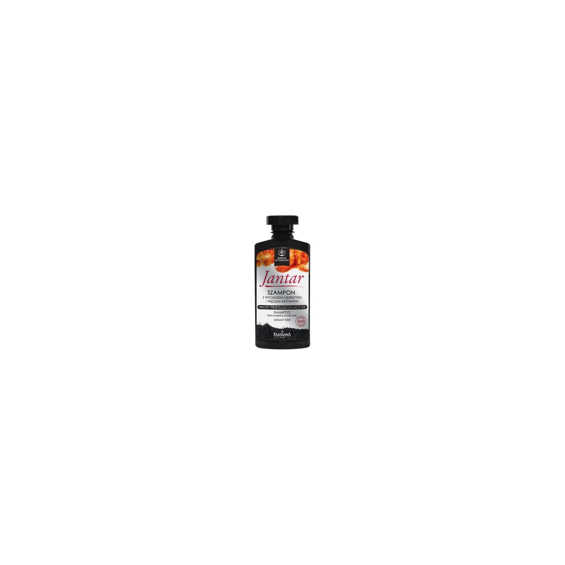 Jantar Hair Shampoo Amber & Charcoal for Greasy Hair 330ml