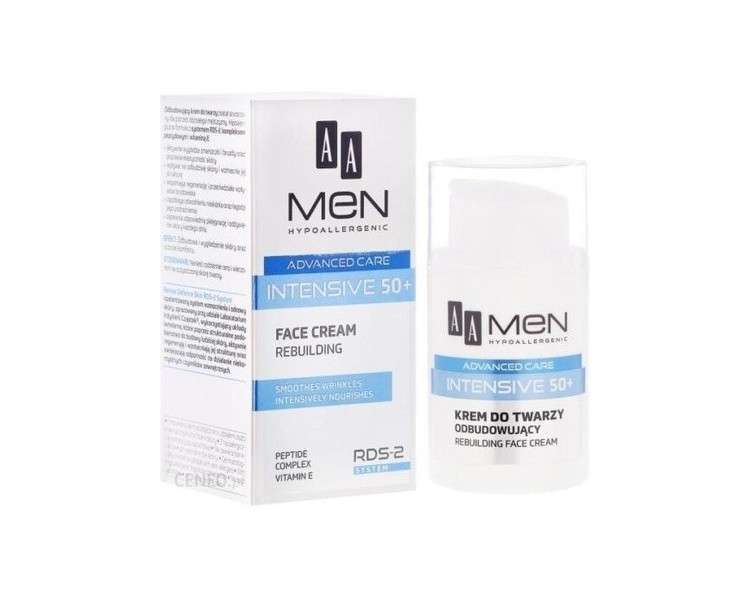 AA Oceanic Men Hypoallergenic Advanced Intensive Rebuilding Face Cream 50+ 50ml