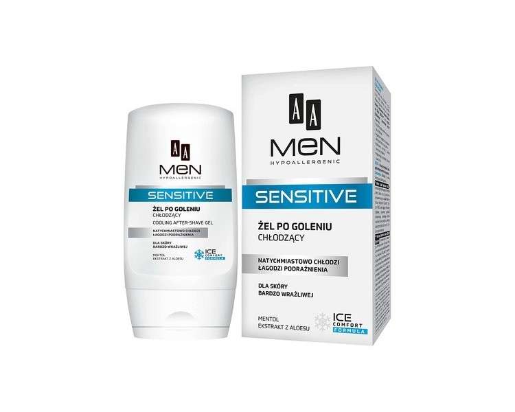 AA Men Sensitive Shaving Gel for Very Sensitive Skin 100ml