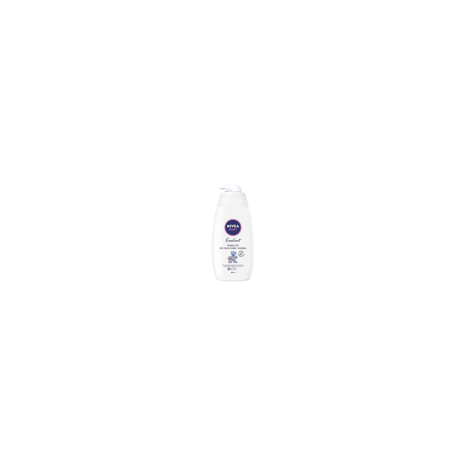 NIVEA Emollient Soothing Body and Hair Cleansing Gel 500ml