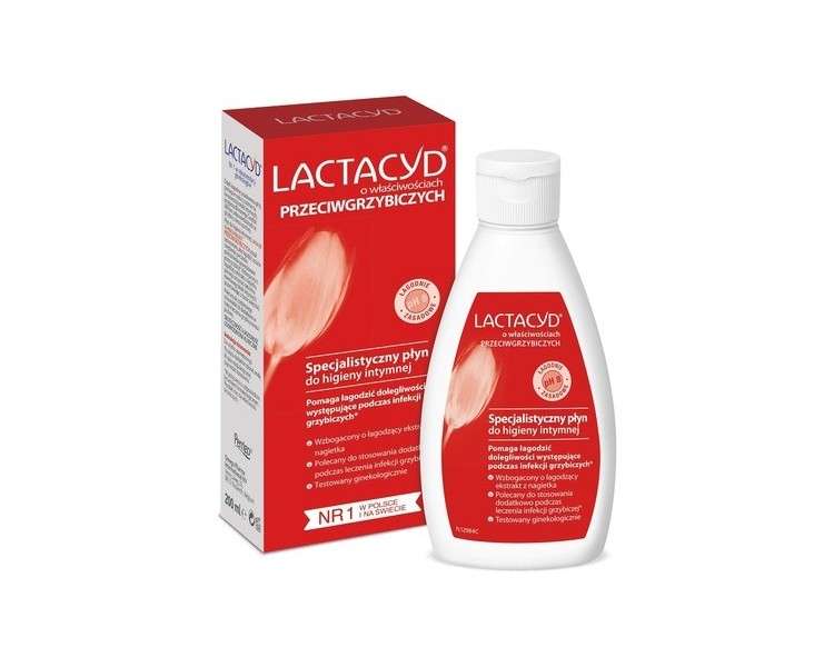Lactacyd Antifungal Gynecological Intimate Hygiene Fluid 200ml