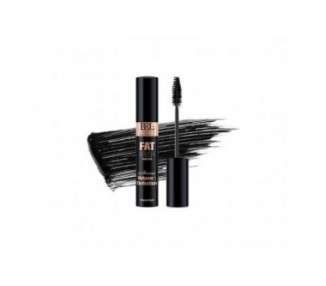 Bel London Fat Brush Volumizing and Lengthening Mascara - Black for Defined, Thick, and Curled Lashes - Premium Makeup with Easy-to-Use Brush