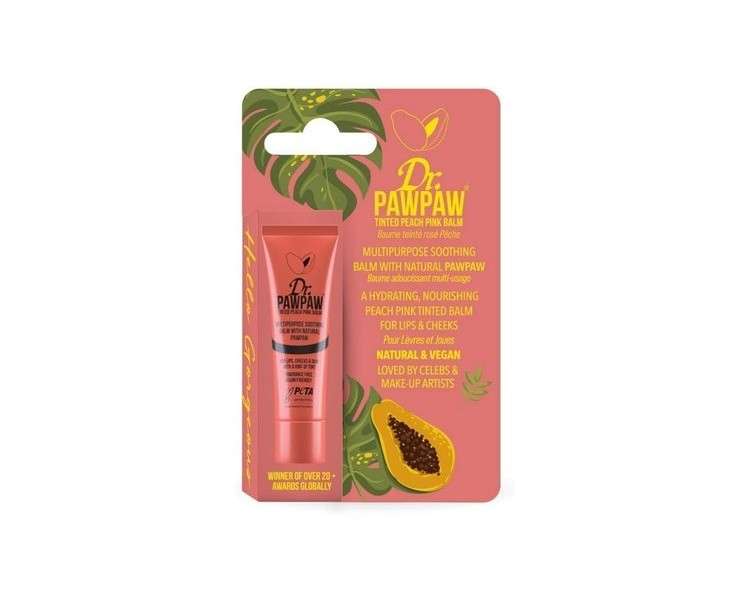Dr. PAWPAW Tinted Peach Pink Balm for Lips and Skin 10ml