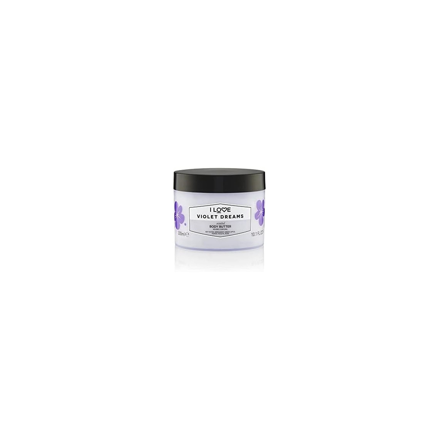 I Love Violet Dreams Scented Body Butter with Shea Butter and Coconut Oil 300ml