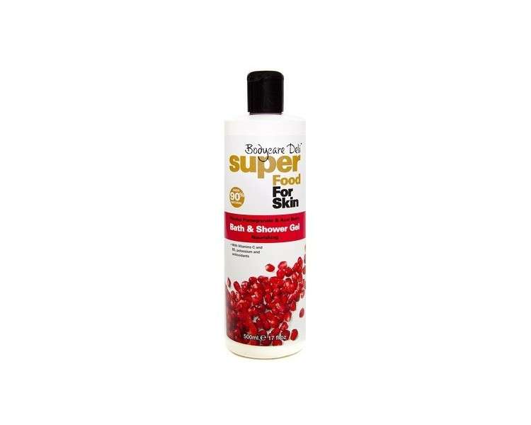 Bodycare Deli Super Food for Skin Playful Bath and Shower Gel with Pomegranate and Acai Berry