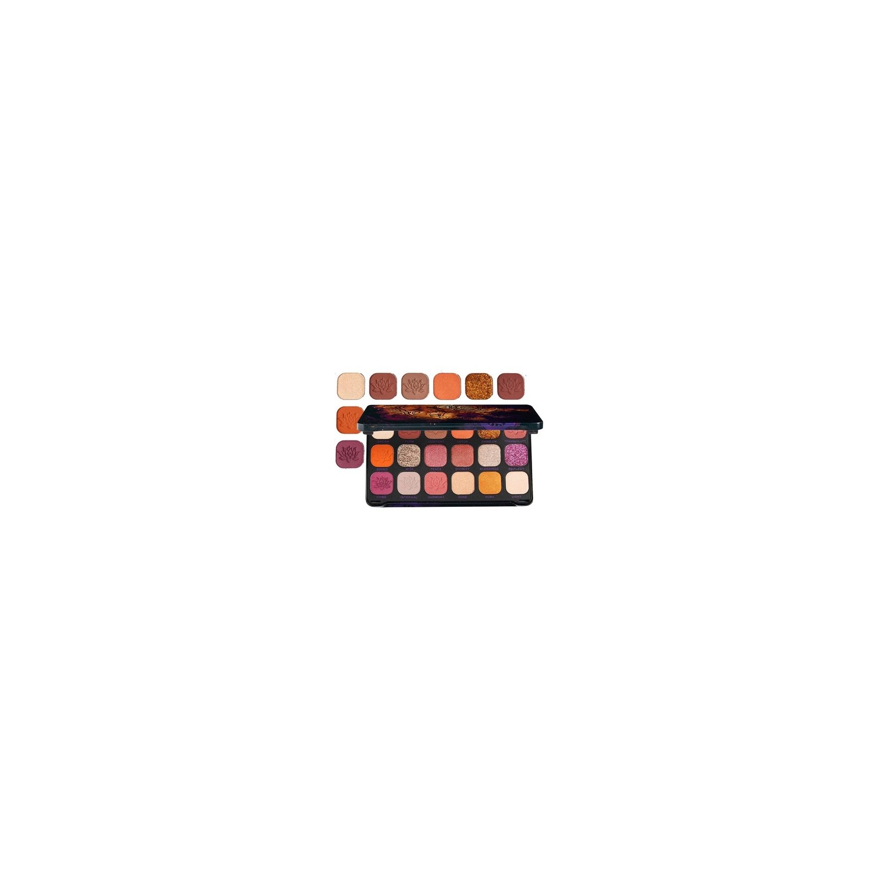 Makeup Revolution Forever Flawless Eyeshadow Palette Spirituality 18 Shades 19.8g