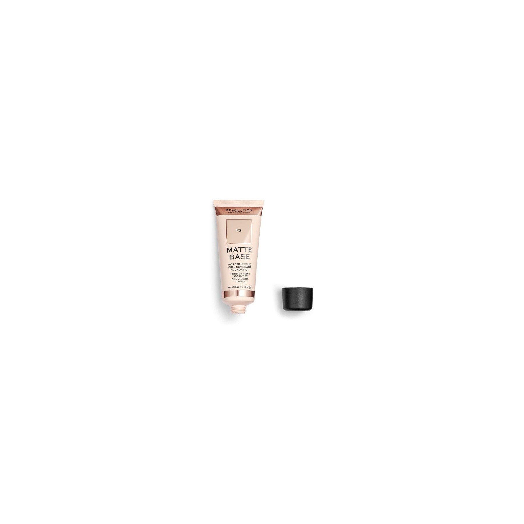 Makeup Revolution Matte Base Foundation F3 28ml