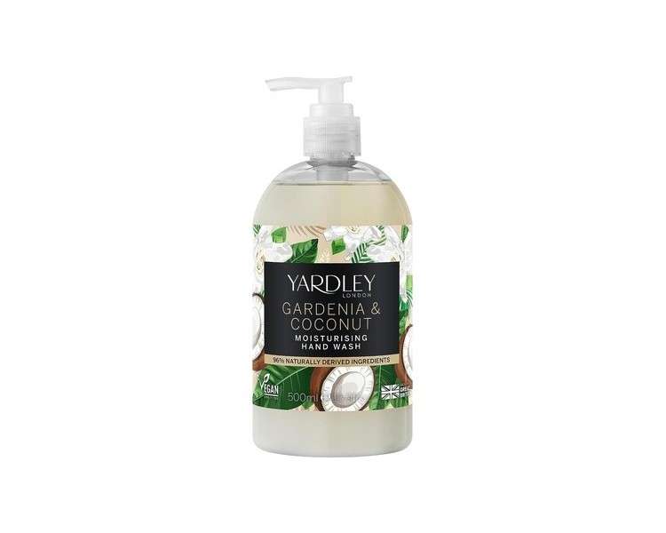 Yardley London Deluxe Gardenia Botanical Hand Wash Coconut 500ml