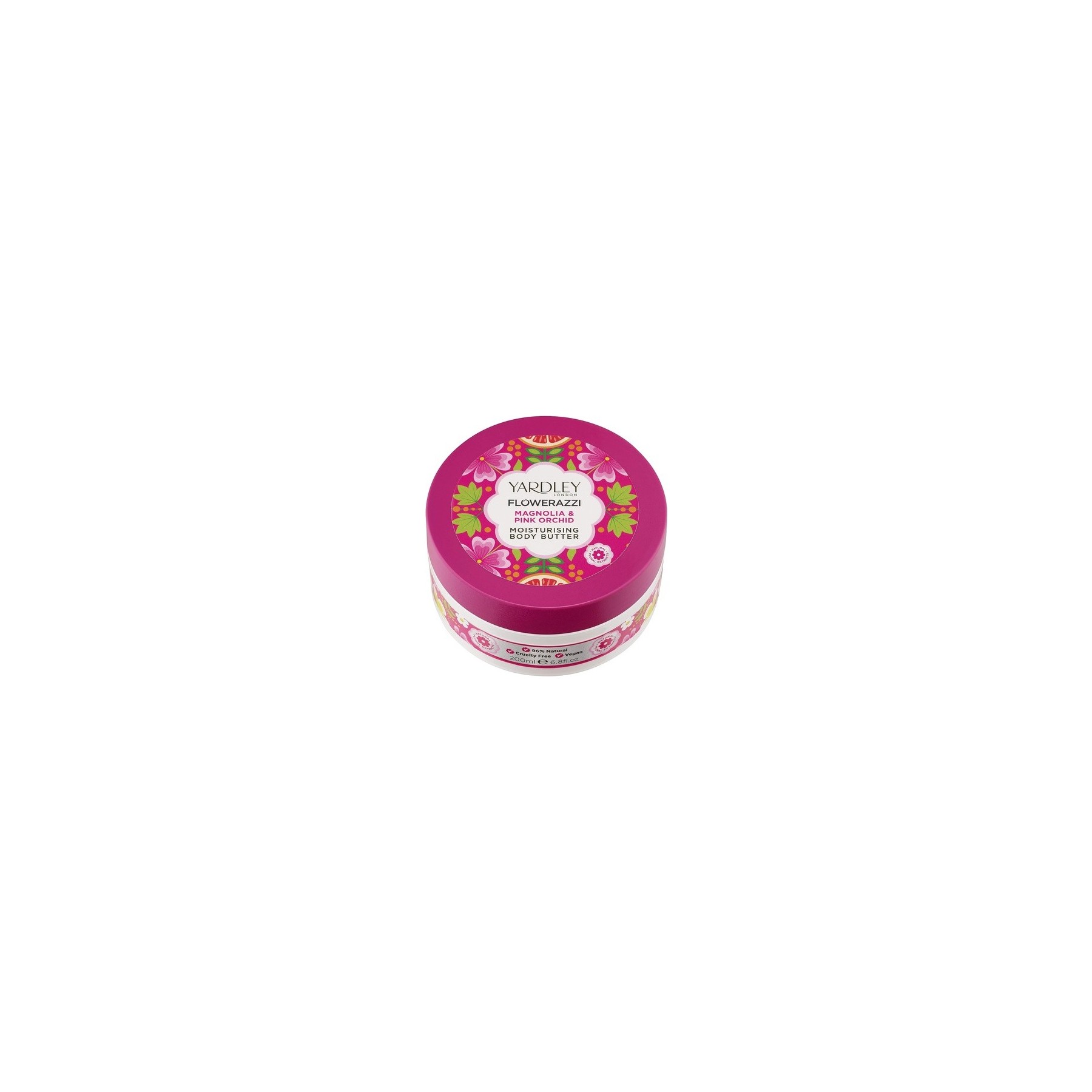 Flowerazzi Magnolia and Pink Orchid Body Butter 200ml
