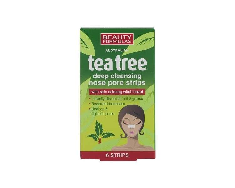 Beauty Formulas Australian Tea Tree Deep Cleansing Nasal Pore Strips