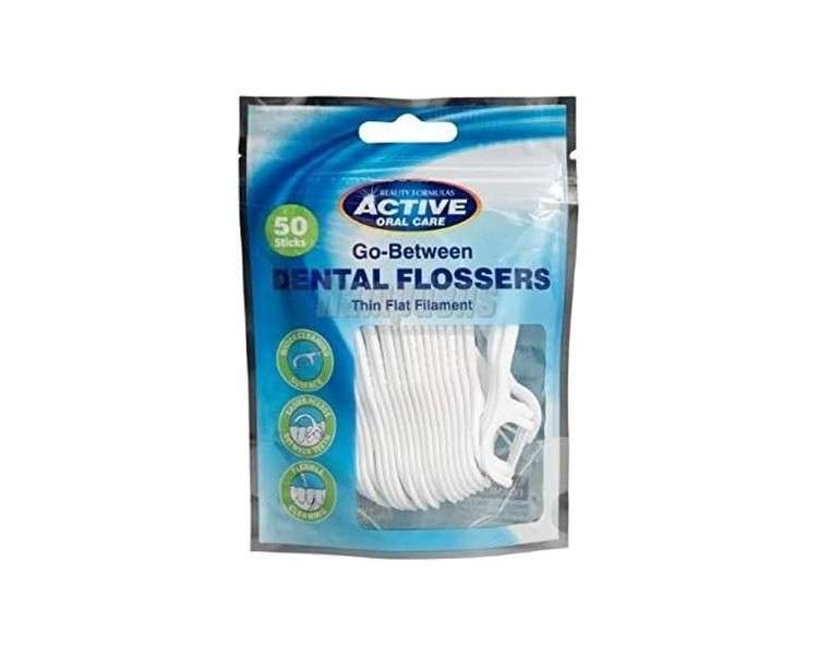 Generic Dental Floss with Holder 50 Pieces