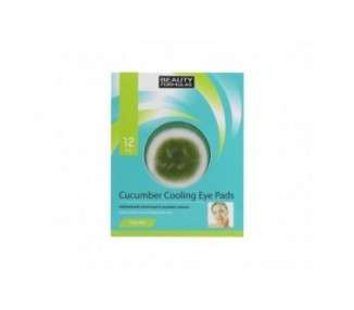 Beauty Formulas Clear Skin Cucumber Cooling Eye Pads 12