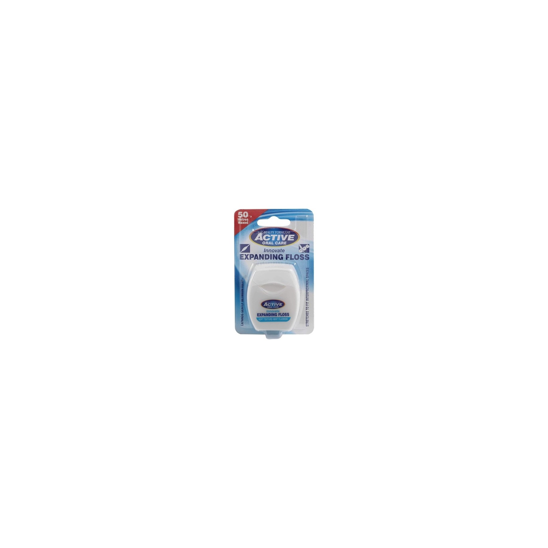 Active Oral Care Innovate Expanding Floss Mint Fluoride 50 Metres Waxed