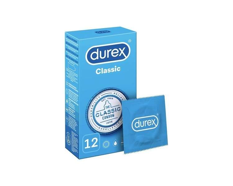 Durex Classic Condoms 12 Count