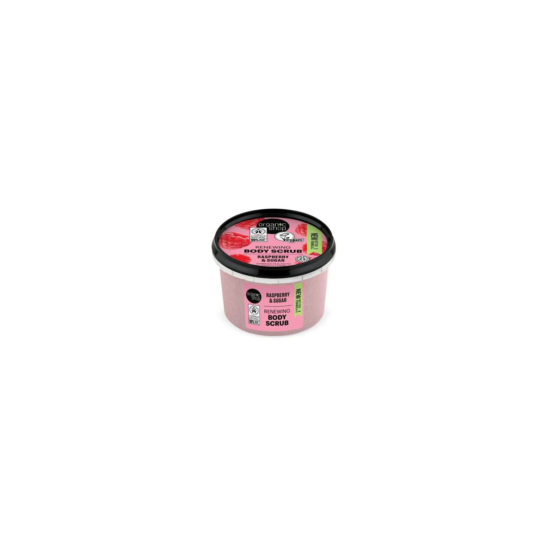 Organic Shop Raspberry Cream Body Scrub 250ml