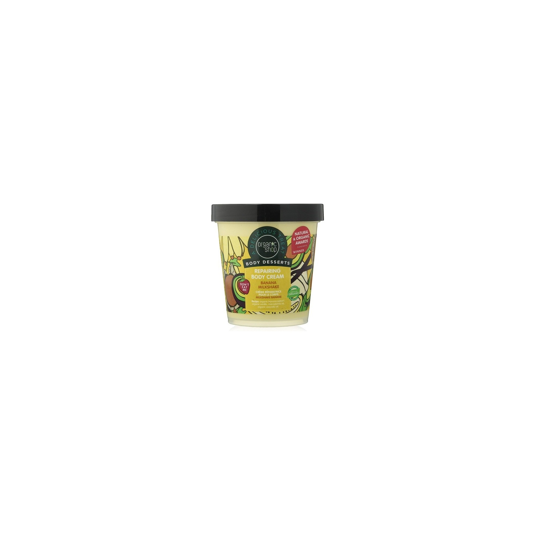Organic Shop Banana Milkshake Repairing Body Cream 450ml