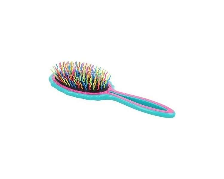 Twish Big Handy Hair Brush Turquoise Pink 100g
