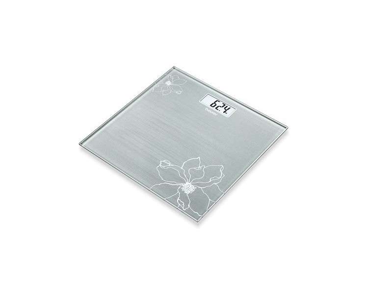 Beurer GS 10 Glass Scale with Glitter Effect and Easy-to-Read LCD Display - 1 Count