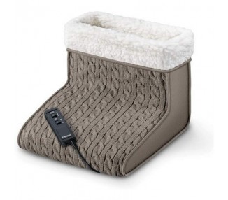 Beurer FWM 45 Foot Warmer with Massage Function and Soft Teddy Lining Brown