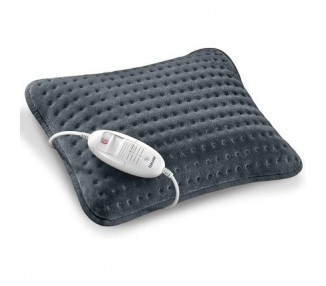 Beurer HK 48 Cosy Sofa Heating Pad with Fast Heating, 3 Illuminated Temperature Levels and Automatic Shut-Off, Extra Soft Reversible Cushion EU Plug