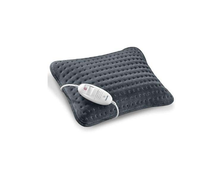 Beurer HK 48 Cosy Sofa Heating Pad with Fast Heating, 3 Illuminated Temperature Levels and Automatic Shut-Off, Extra Soft Reversible Cushion EU Plug