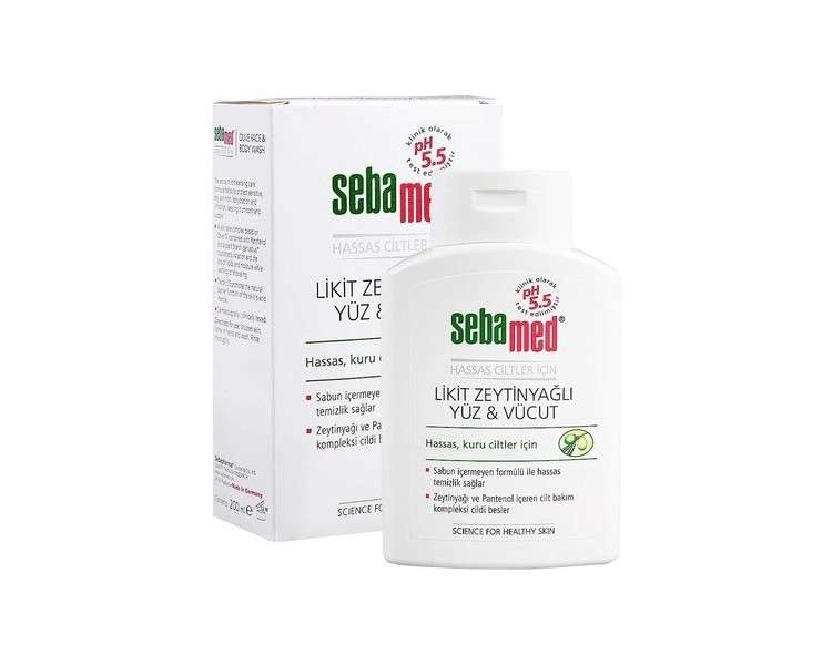 Sebamed Olive Soap Face & Body Wash 200ml