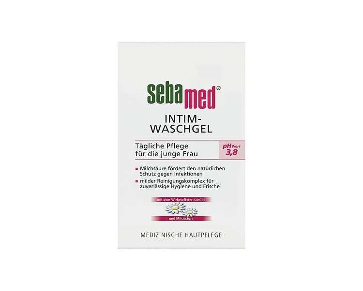 Sebamed Intimate Wash Gel pH 3.8 for Gentle Cleansing in the Intimate Area 200ml