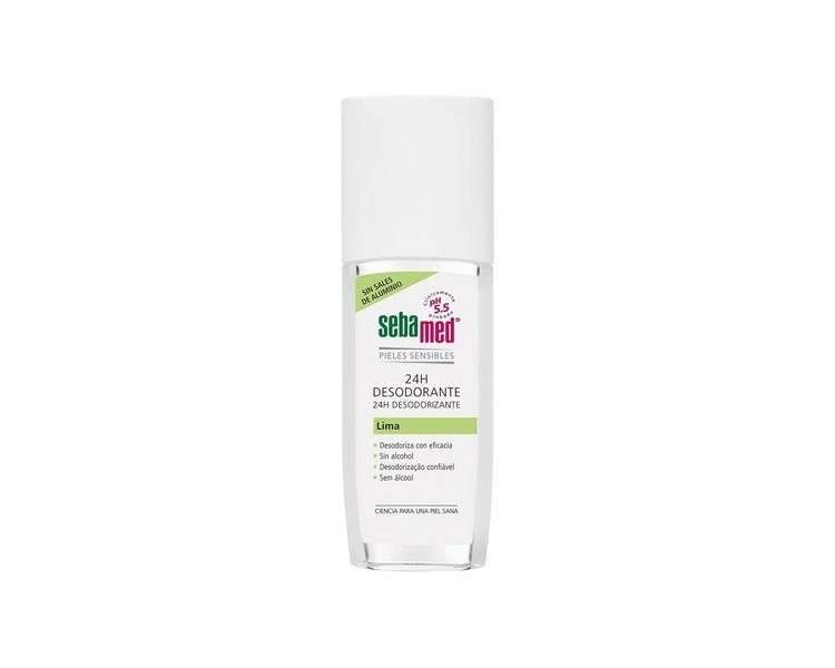 Seba Med Deodorant Spray 24H Without Alcohol Lime 75ml