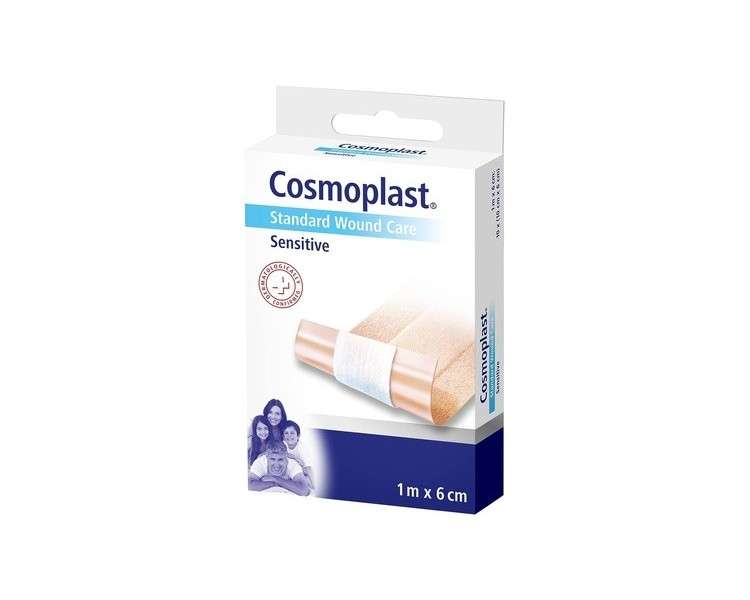 Cosmoplast Sensitive Wound Plaster 1m x 6cm