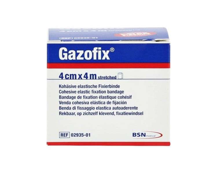 Gazofix Cohesive Fixation Bandage 4cm x 4m Skin Color