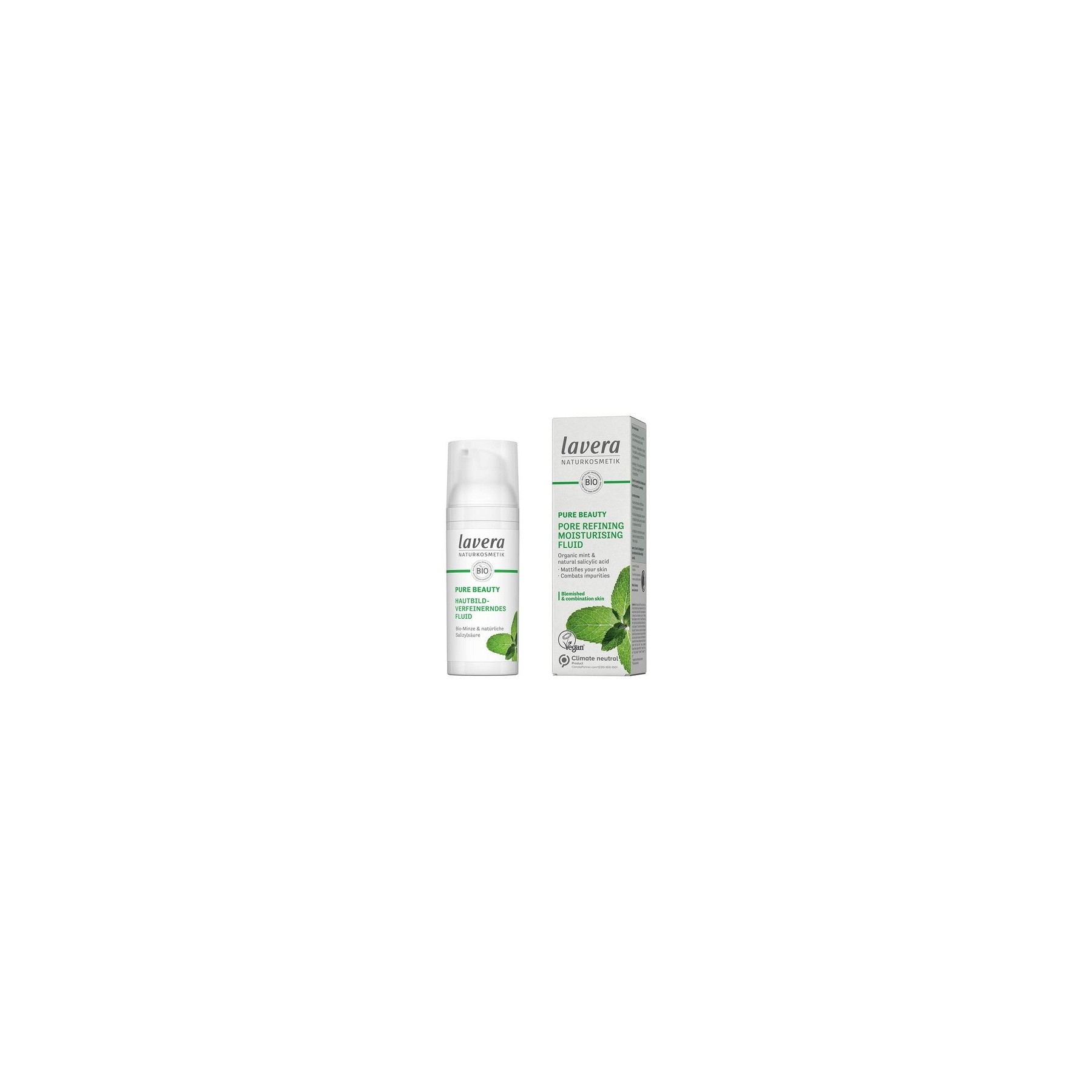 Lavera Pure Beauty Pore Refining Moisturizing Fluid 50ml