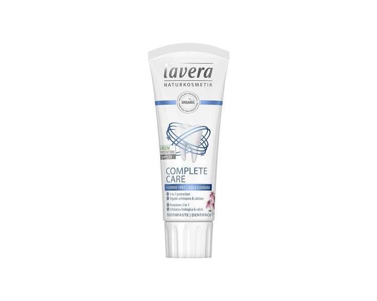 Lavera Complete Care Toothpaste Without Fluoride and Dyes with Organic Echinacea and Calcium 75ml