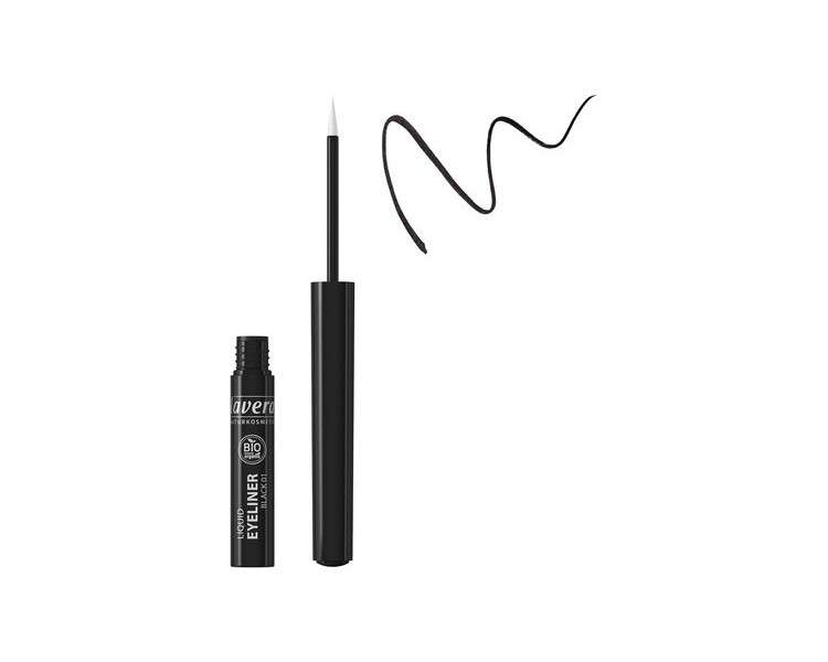 Lavera Liquid Eyeliner Black 01 with Organic Blossom Extracts and Oils 2.8ml