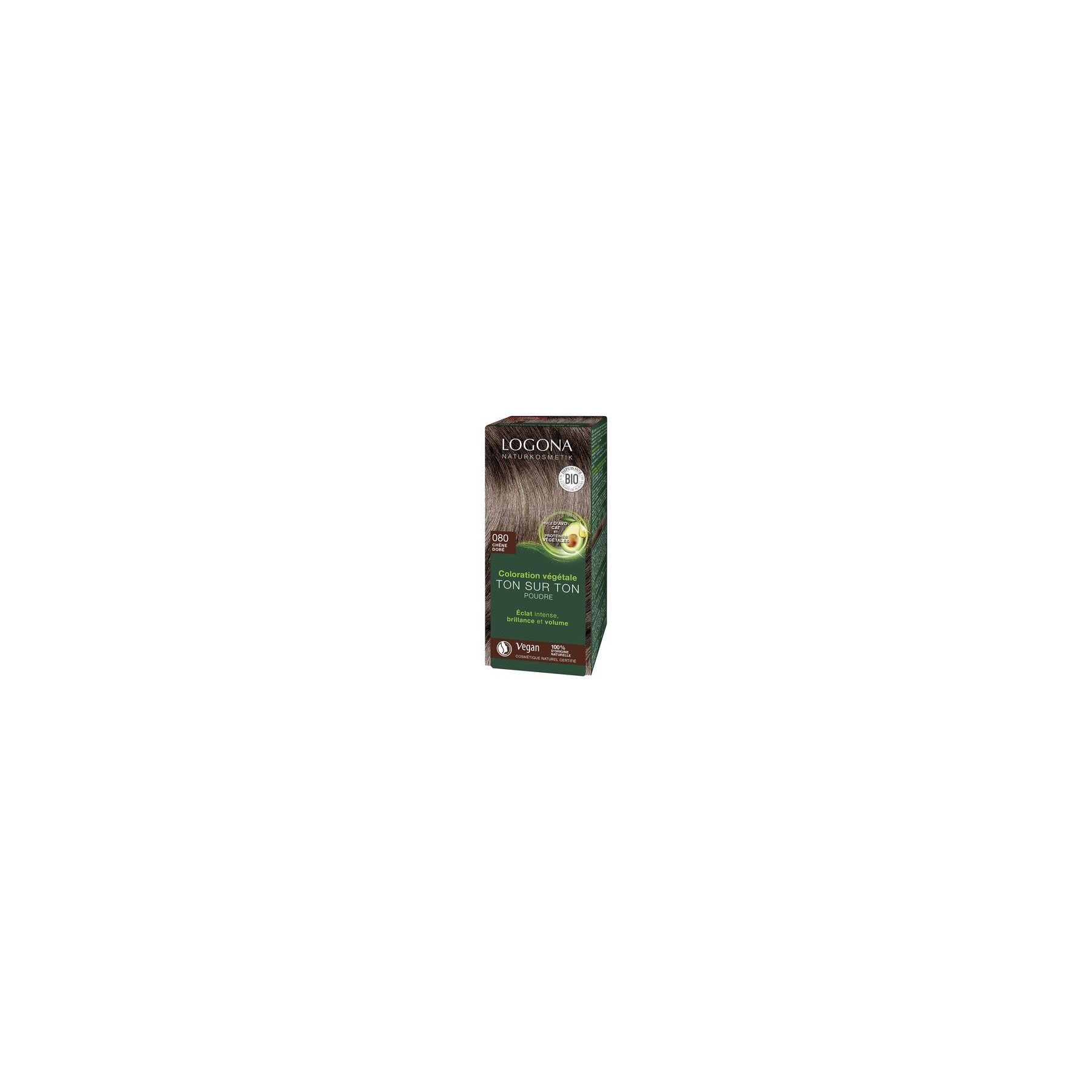 Logona Herbal Hair Color Powder 080 Natural Brown