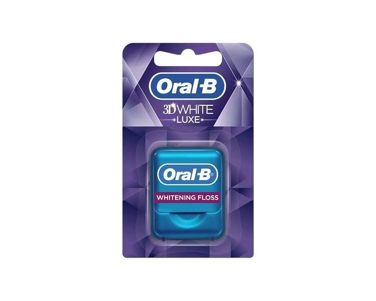 Oral-B 3DWhite Luxe Dental Floss Radiant Mint 35 Metres