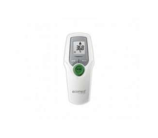 Ecomed TM-65E Digital Infrared Fever Thermometer for Baby, Children, and Adults - Forehead Thermometer with Ambient and Liquid Temperature