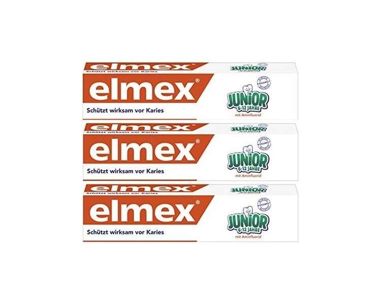 Elmex Junior Toothpaste 6-12 Years Old 75ml