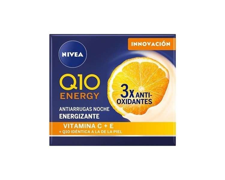 NIVEA Q10 Energy Anti-Wrinkle + Energizing Night Cream 50ml