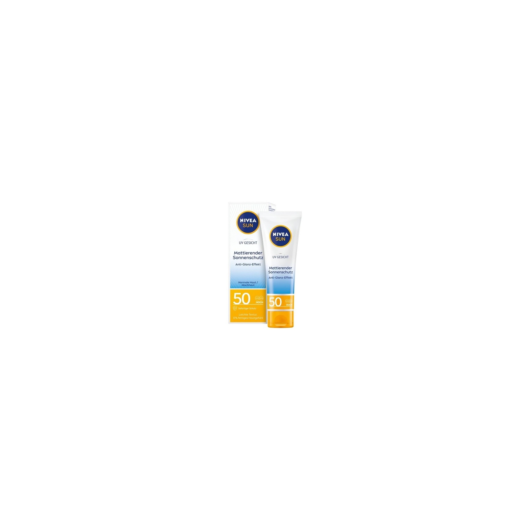 NIVEA SUN Face Sun Cream Frosted Sun Protection SPF 50 50ml