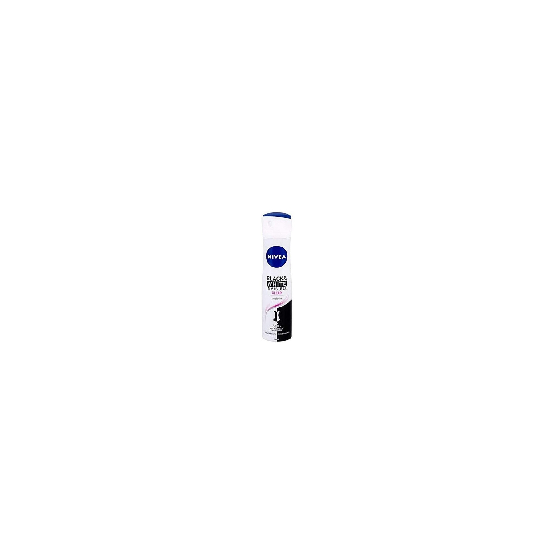 Nivea Invisible Black & White Clear Spray Antiperspirant 150ml