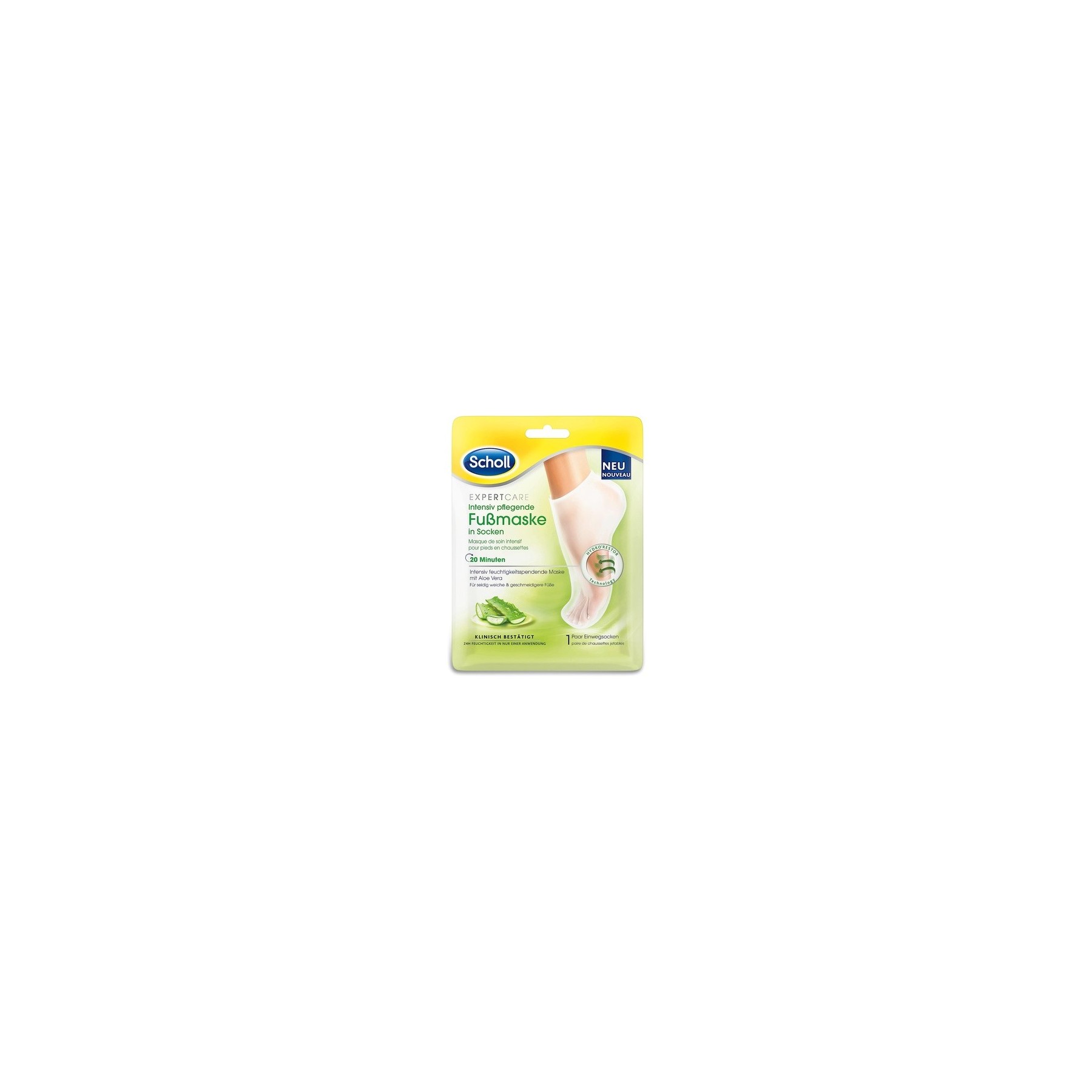 Scholl EXPERTCARE Intensive Nourishing Foot Mask with Aloe Vera - Moisturizing Care