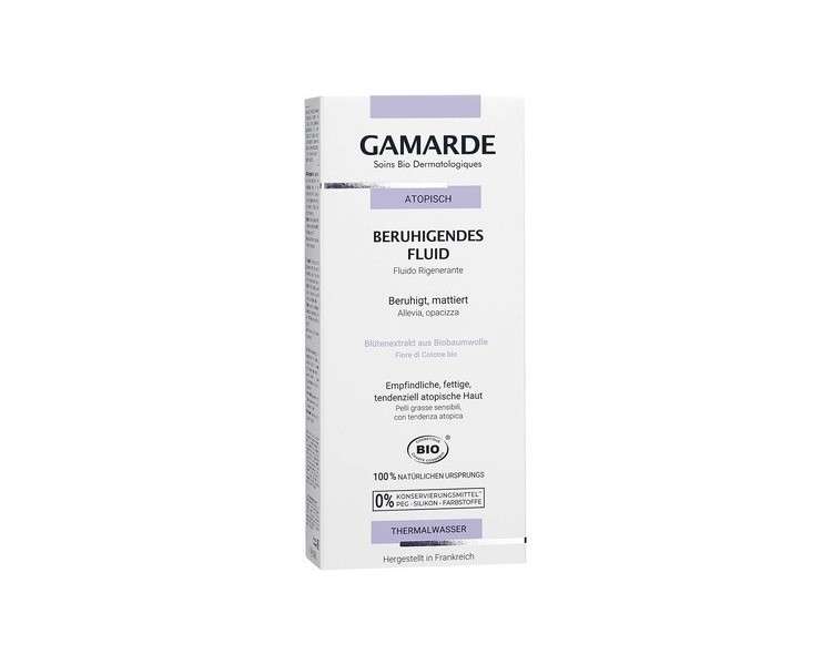 GAMARDE Bio-Cosmetics Soothing Fluid 100% Natural Moisturizing Gel for Stressed Skin 40ml