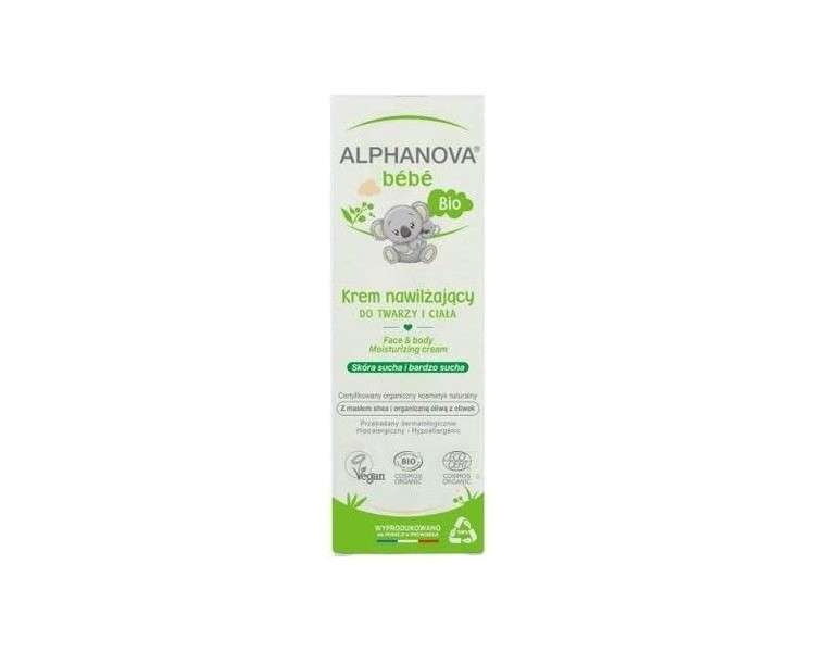 Alphanova Baby Organic Moisturizing Cream 75ml