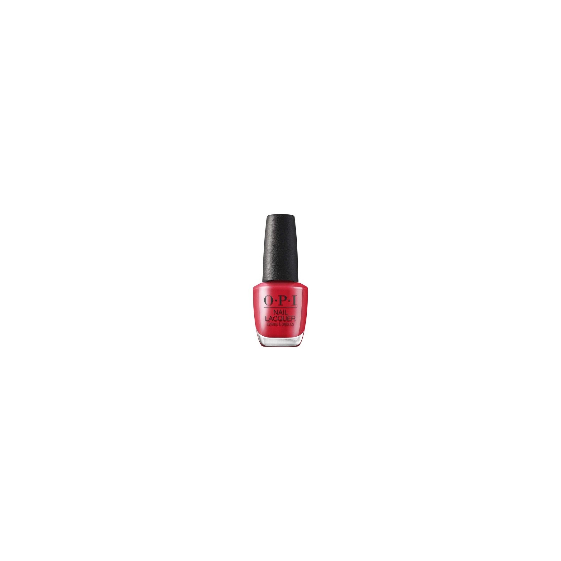 OPI Nail Lacquer Up to 7 Days of Wear Chip Resistant and Fast Drying Red Nail Polish 0.5 fl oz Emmy