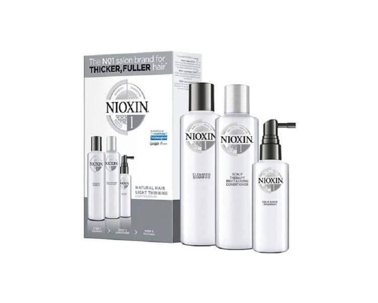 Nioxin System 1 Starter Set for Natural Hair 350ml