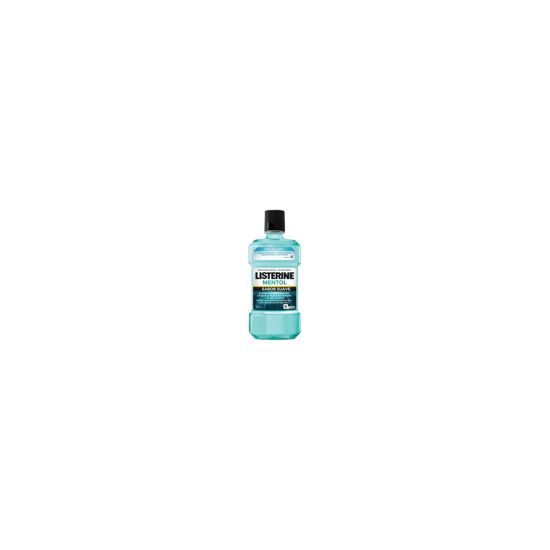 Listerine Zero Alcohol Mouthwash Soft Mint 500ml