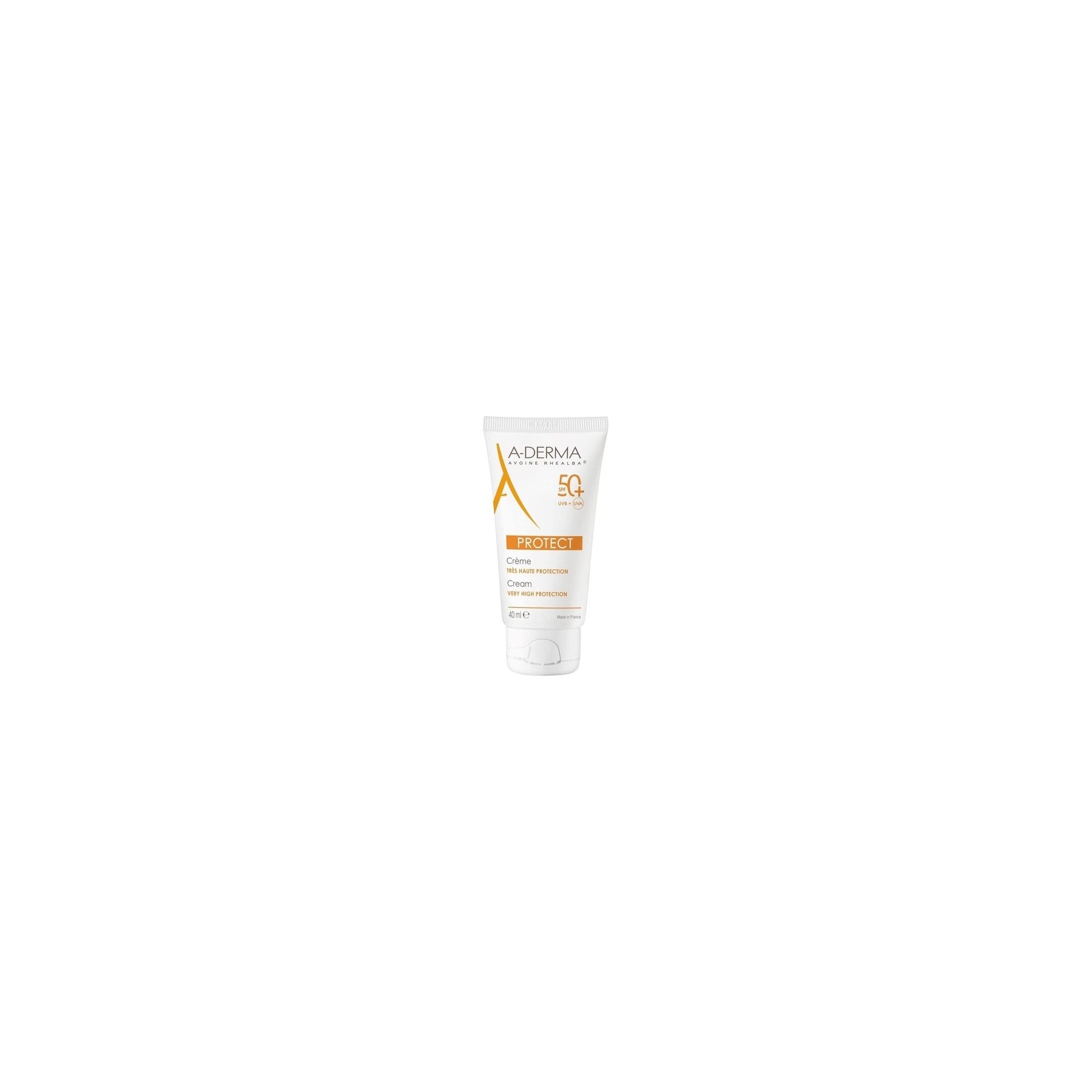 A-DERMA Protect Cream Very High Protection SPF50+ Fragrance Free 40ml