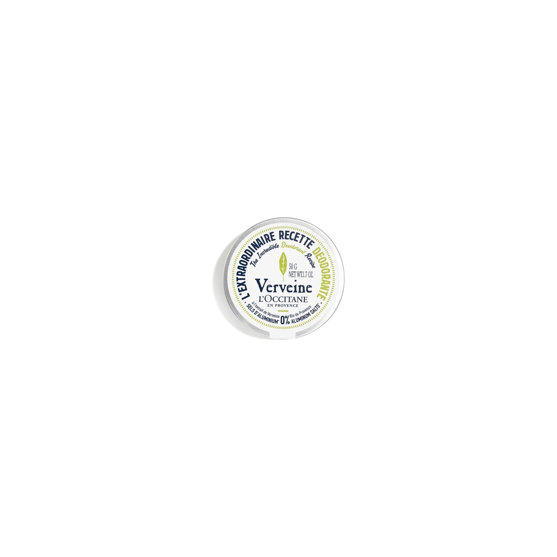 L'OCCITANE Verbena Deodorant Balm 50g Natural Unisex Protection for All Skin Types